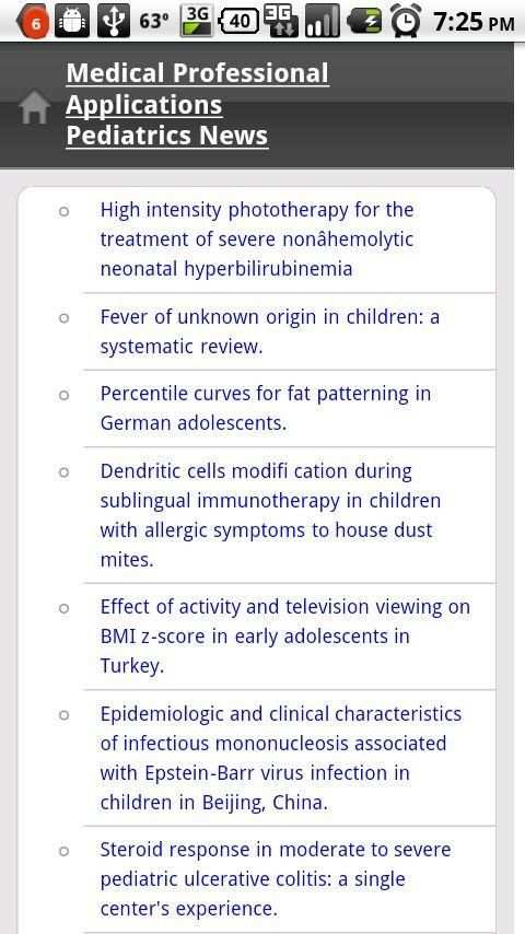 Pediatrics Info screenshot 2