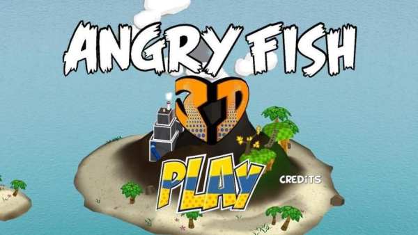 Angry Fish 3D скриншот 3