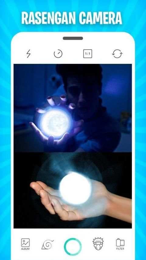 Sharingan Eyes & Rasengan Camera Photo Editor screenshot 1