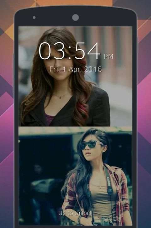 Dual Photo Pattern Lock Screen screenshot 2