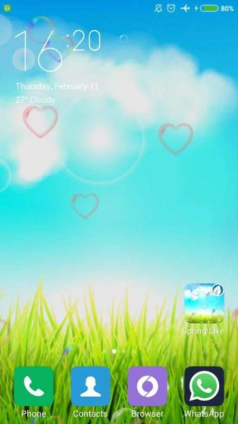 Spring Live Wallpaper स्क्रीनशॉट 3