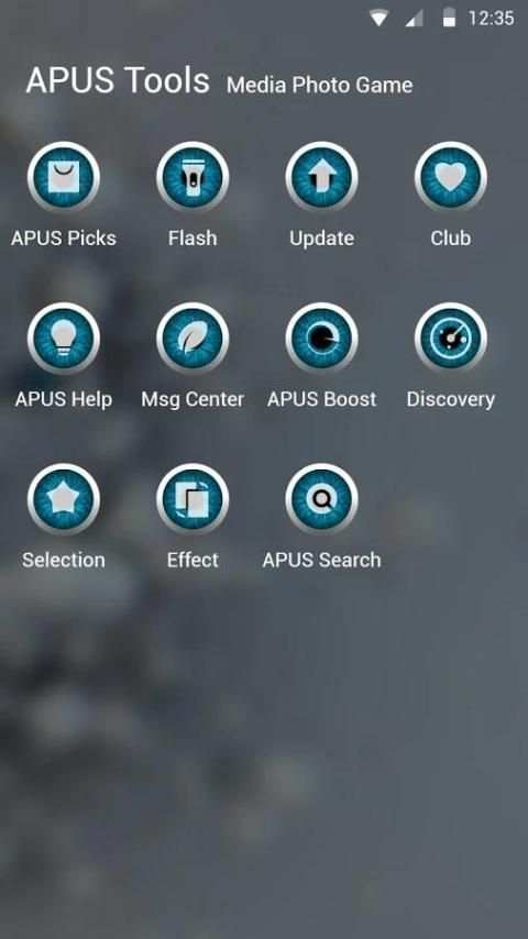 Phanton-APUS Launcher theme скриншот 1