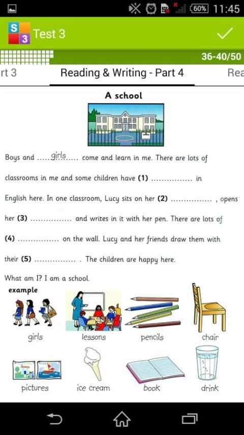 English Starters 3 - YLE Test скриншот 7