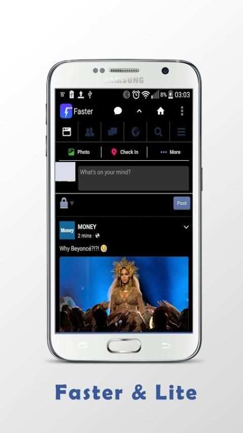 Super Fast for Facebook lite screenshot 1