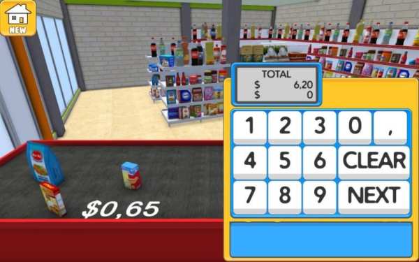 Calculator Cash Register Kids screenshot 1