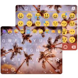 Coconuts Sky Emoji Keyboard