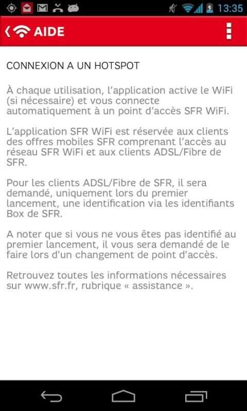 SFR WiFi screenshot 10