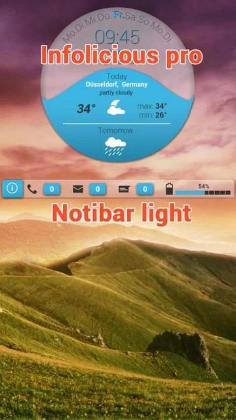 Notibar light UCCW skin screenshot 6
