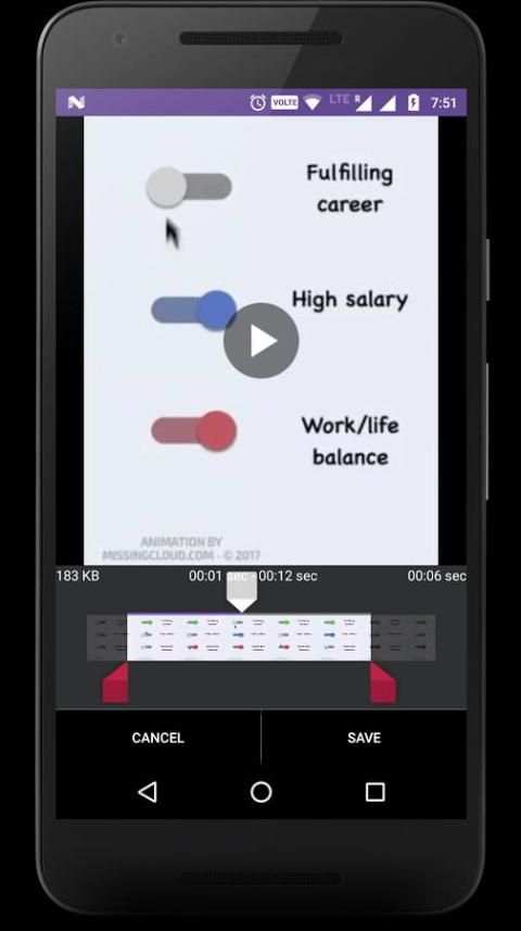 Video Cropper : Video Trimmer скриншот 1