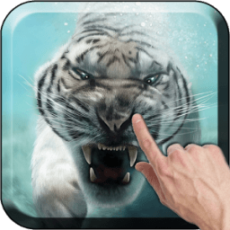 Diving Tiger Live Wallpaper أيقونة
