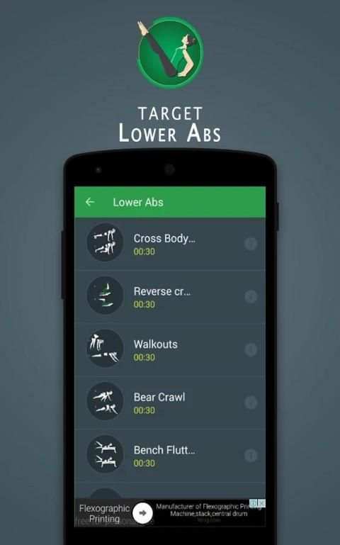 Stomach Exercises screenshot 4