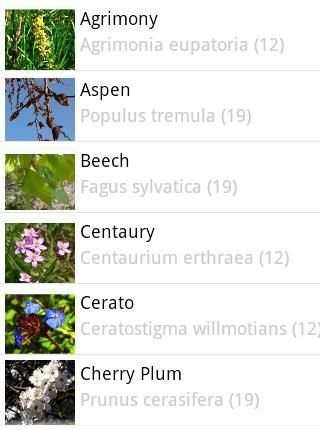 Bach Flower Remedy Browser скриншот 6