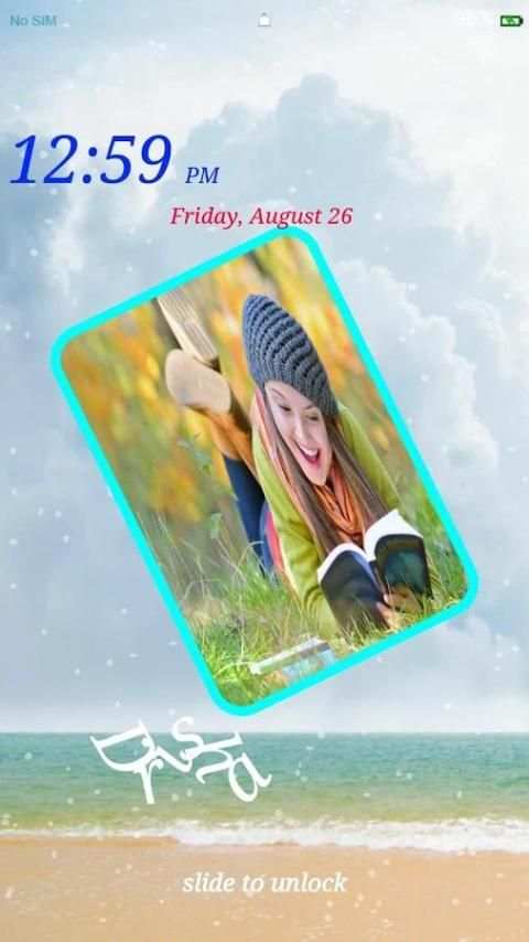 My Name Next Lock Screen 1 تصوير الشاشة