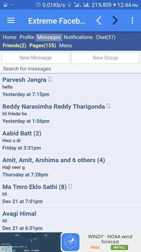 Extreme Facebook Lite स्क्रीनशॉट 2