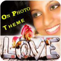 Love Theme On Photo Maker