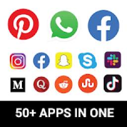 All social media & social network in 1 app
