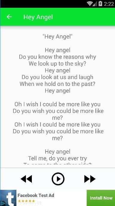 One Direction Lyrics скриншот 1