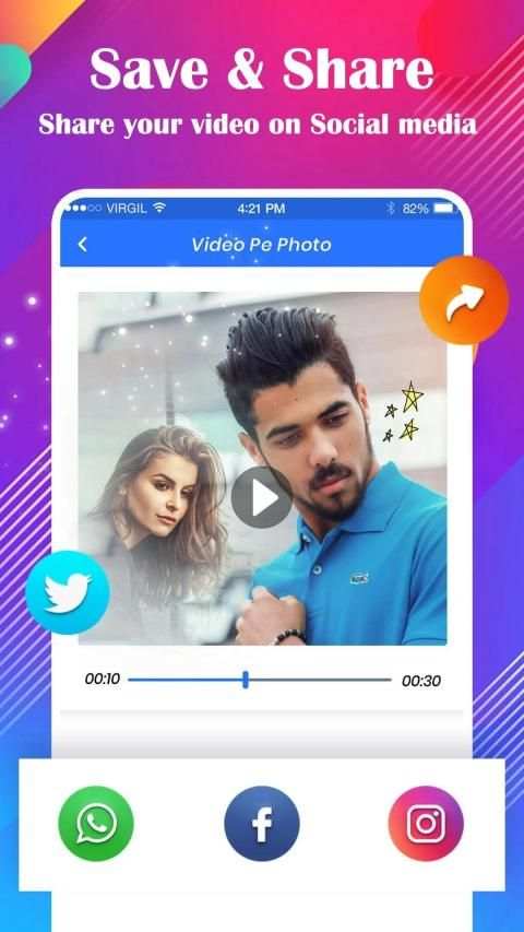 Video Pe Photo - Video Par Photo Lagane Wala App screenshot 1