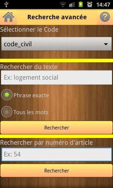 Code Civil et Pénal 4 تصوير الشاشة