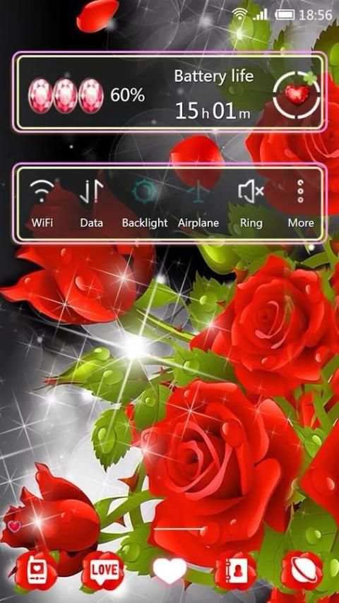 Rose 91 Launcher Theme screenshot 2