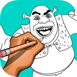 ikon how to draw Shrek