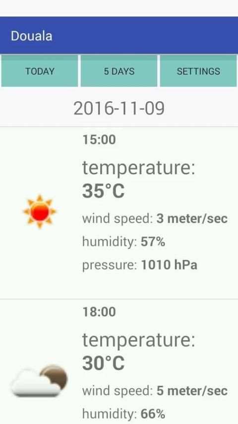 Douala Weather screenshot 1