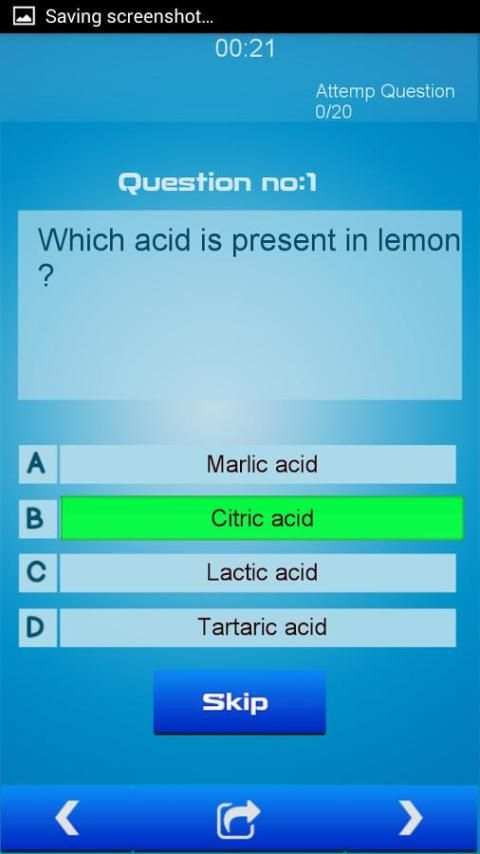 General Science Test स्क्रीनशॉट 2