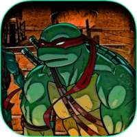 Turtle adventure ninja logo