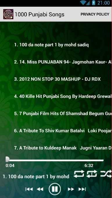 1000 Punjabi Songs скриншот 6