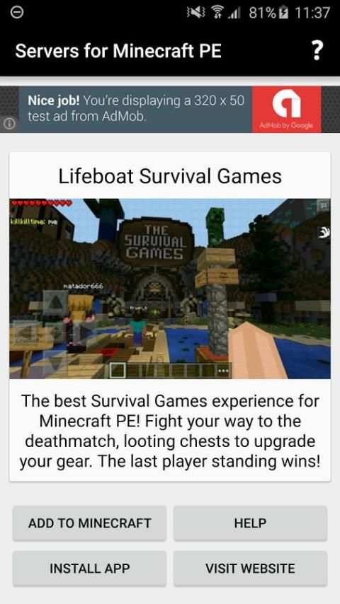 Servers for Minecraft PE screenshot 3