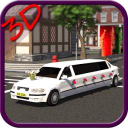 Wedding Luxury Limousine 3D