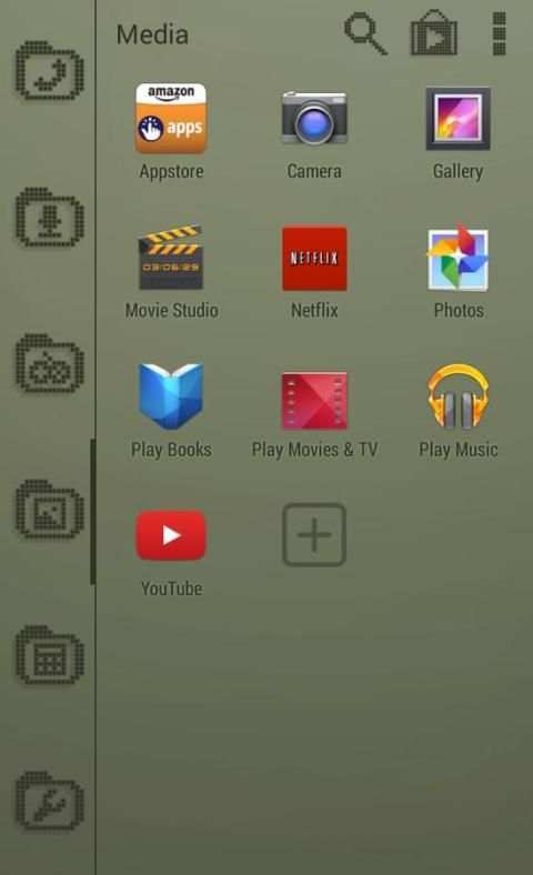 Retro LCD Smart Launcher Theme скриншот 2