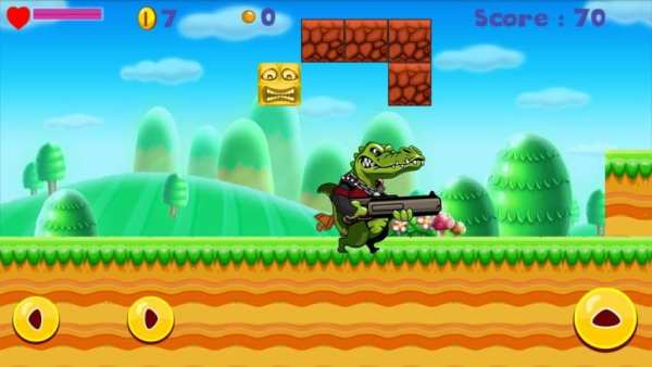 Angry Croco Jungle Adventure скриншот 7