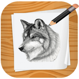 ikon wolves drawing step by step