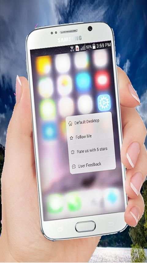 Launcher For iPhone iOS 10 स्क्रीनशॉट 1