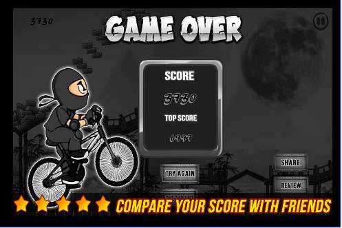 Bike Ninja Escape screenshot 1