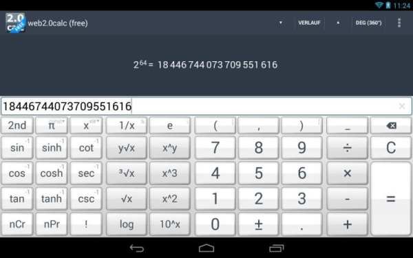 web2.0calc (free) скриншот 1