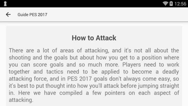 Guide Tips PES 2017 Game screenshot 2
