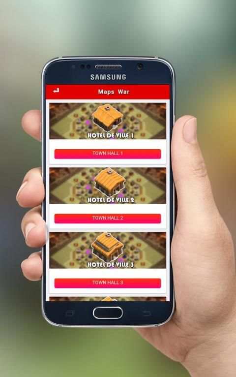 War Clash of Clans Maps 2017 скриншот 9