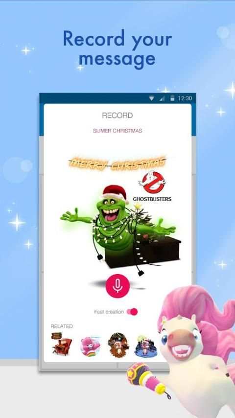 Zoobe - cartoon voice messages स्क्रीनशॉट 5