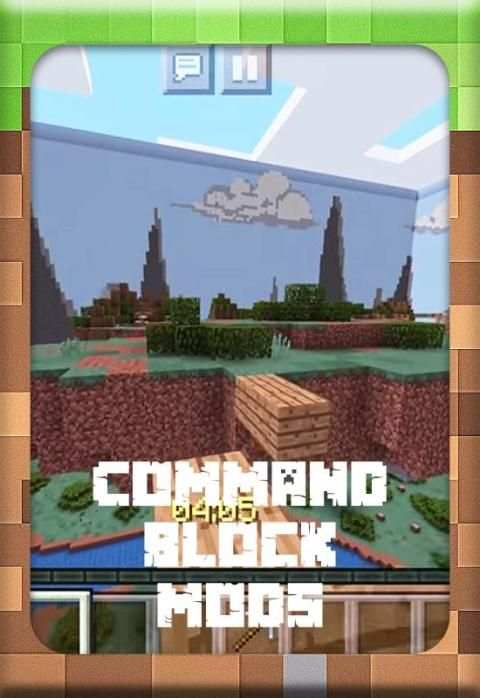 Command Block Mod Minecraft PE скриншот 1