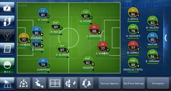 Game Guide PES 2016 screenshot 2