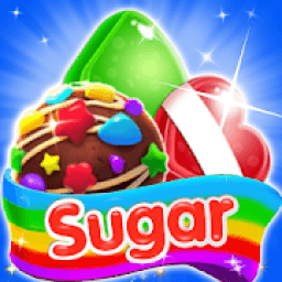 Candy Sugar - Match 3 Free Game आइकन