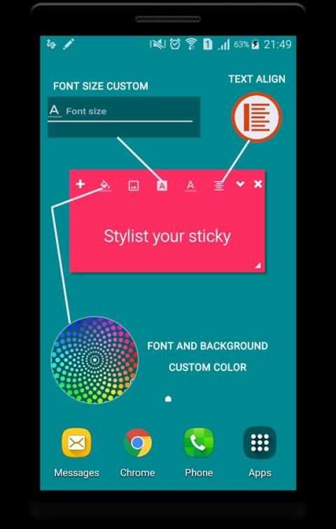 Floating Notes-Sticky Cute स्क्रीनशॉट 3