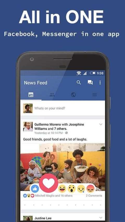 Messenger for Facebook скриншот 4