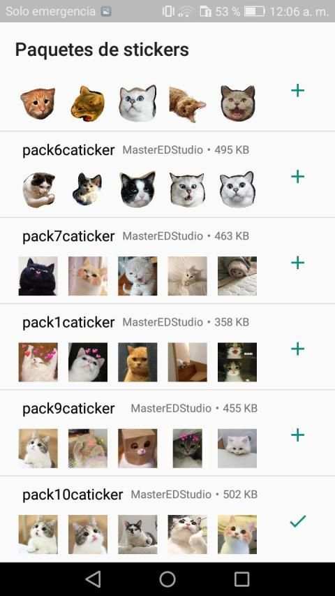 Nuevos Stickers memes gatos WhatsApp-WAStickerApps screenshot 7