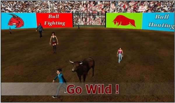Serangan banteng marah 3d sim screenshot 2