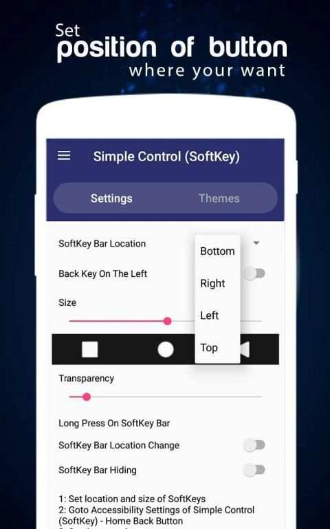 Simple Control Back Button – Navigation Bar स्क्रीनशॉट 3