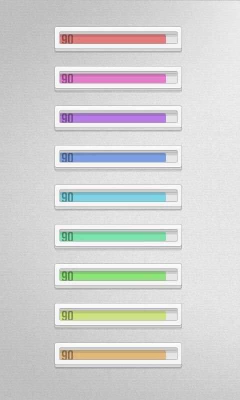 3D Battery Bar UCCW SKIN скриншот 3