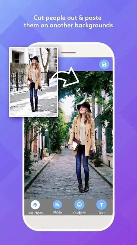 Cut And Paste Photos Editor screenshot 1
